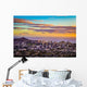 Aerial Purple and Gold Evening Wall Decal