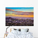 Aerial Purple and Gold Evening Wall Decal