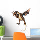 Angry Brown Dragon Wall Decal