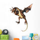 Angry Brown Dragon Wall Decal