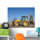 Backhoe Loader Wall Mural