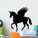 Pegasus Unicorn Silhouette Wall Decal