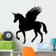 Pegasus Unicorn Silhouette Wall Decal