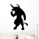 Mythology Silhouettes Black Minotaur Wall Decal
