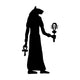 Egyptian Cat God Bastet Wall Decal