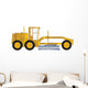 ROAD GRADER Wall Decal