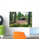 Wooden Cabin Wildflower Meadow Wall Decal