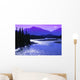 Mountains And A River Jasper National Park Alberta Wall Mural