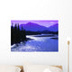 Mountains And A River Jasper National Park Alberta Wall Mural