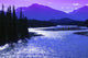 Mountains And A River Jasper National Park Alberta Wall Mural