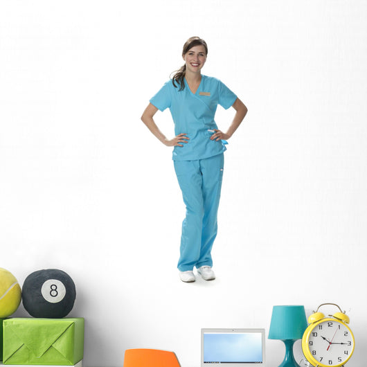 Pretty Healthcare Worker Wall Mural