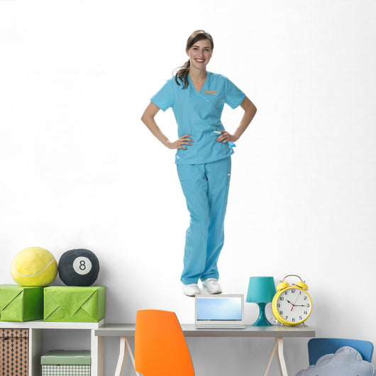 Pretty Healthcare Worker Wall Mural