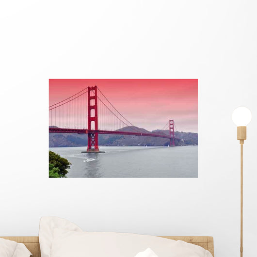Photo Golden Gate Bridge Wall Decal Design 4