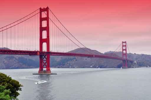 Photo Golden Gate Bridge Wall Decal Design 4