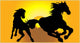 Horse Play Wall Mural
