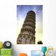 The Leaning Tower Of Pisa Tuscany Italy Wall Mural