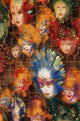 Masks On Display In Italy Wall Mural