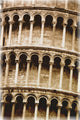 Closeup Of The Leaning Tower Of Pisa Tuscany Italy Wall Mural