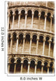 Closeup Of The Leaning Tower Of Pisa Tuscany Italy Wall Mural