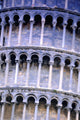 Closeup Of The Leaning Tower Of Pisa Tuscany Italy Wall Mural