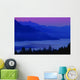 Mountains At Sunset, British Columbia, Canada Wall Mural