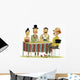 Circus Panel Interviewing Clown Wall Decal