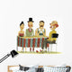 Circus Panel Interviewing Clown Wall Decal