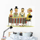 Circus Panel Interviewing Clown Wall Decal