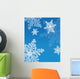 Snowflakes Wall Mural