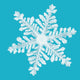 Snowflake Wall Mural