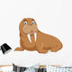 Vector Illustration Cute Cartoon Wall Decal