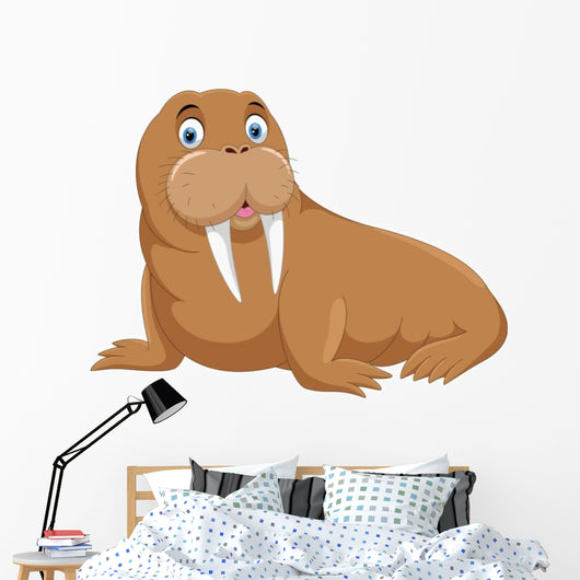 Vector Illustration Cute Cartoon Wall Decal