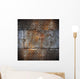 Grunge Diamond Metal Plate Wall Mural
