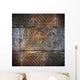 Grunge Diamond Metal Plate Wall Mural