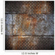 Grunge Diamond Metal Plate Wall Mural