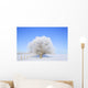 Trees In Winter Wall Mural