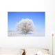 Trees In Winter Wall Mural