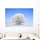Trees In Winter Wall Mural
