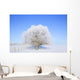 Trees In Winter Wall Mural