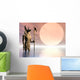 Illustration Ancient Egyptian Statue Wall Mural