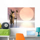 Illustration Ancient Egyptian Statue Wall Mural