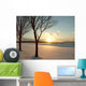 Winter Landscape with Tree Wall Decal