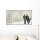 Couple Walk With Guitar Wall Mural