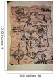 Treasure Map Wall Mural