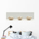 Eggs In Three Baskets Wall Mural