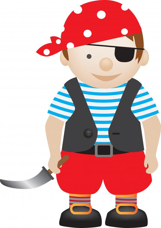 Pirate Boy Wall Decal