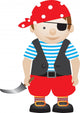 Pirate Boy Wall Decal