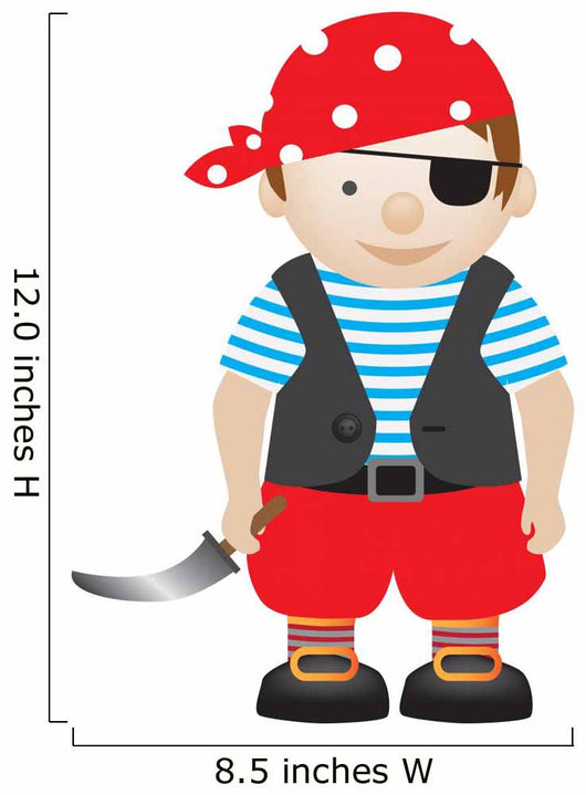 Pirate Boy Wall Decal