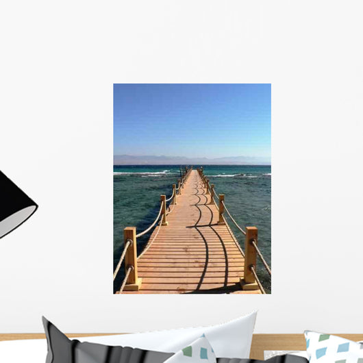 Pier Leading out to Wall Decal