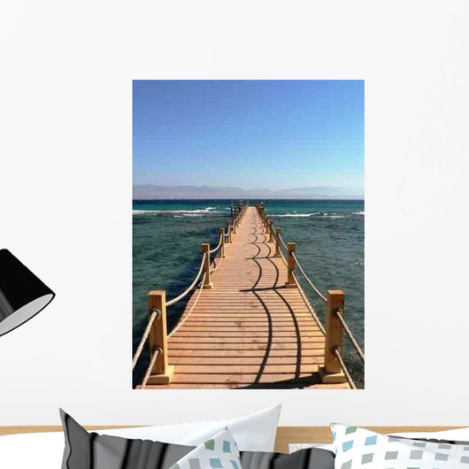 Pier Leading out to Wall Decal